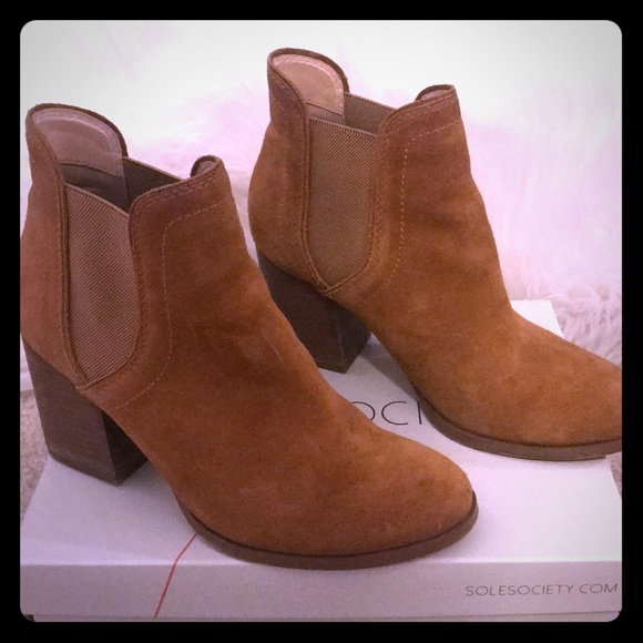Sole Society Shoes - Sole Society Brown Carillo Boots